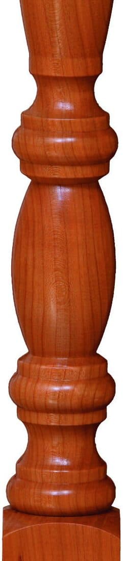 Cherry — warm reddish grain that deepens with age