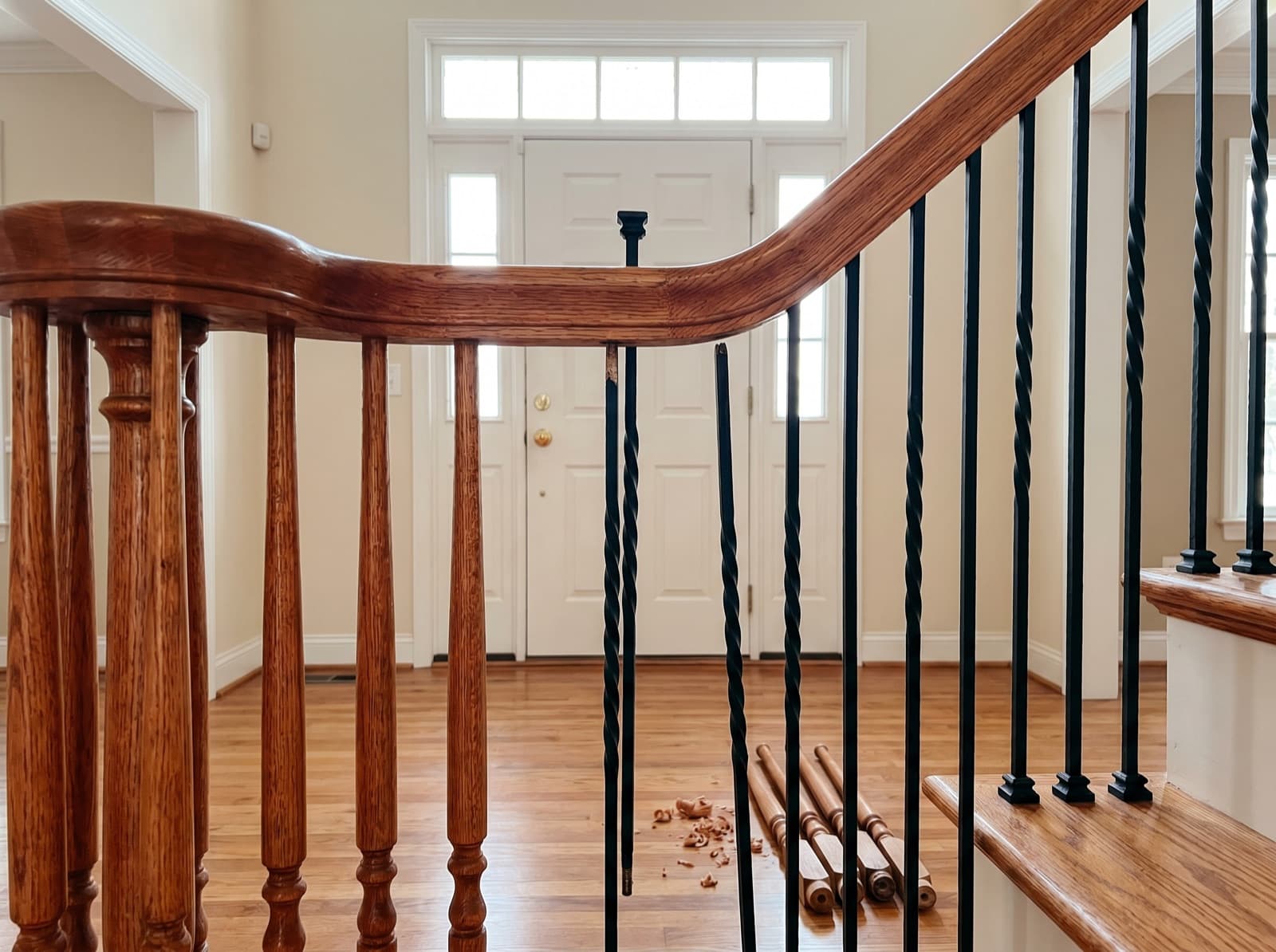 Iron baluster pattern