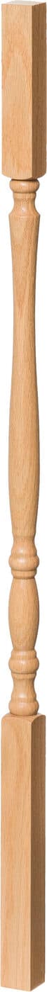 Utah-series western-traditional wood newel post